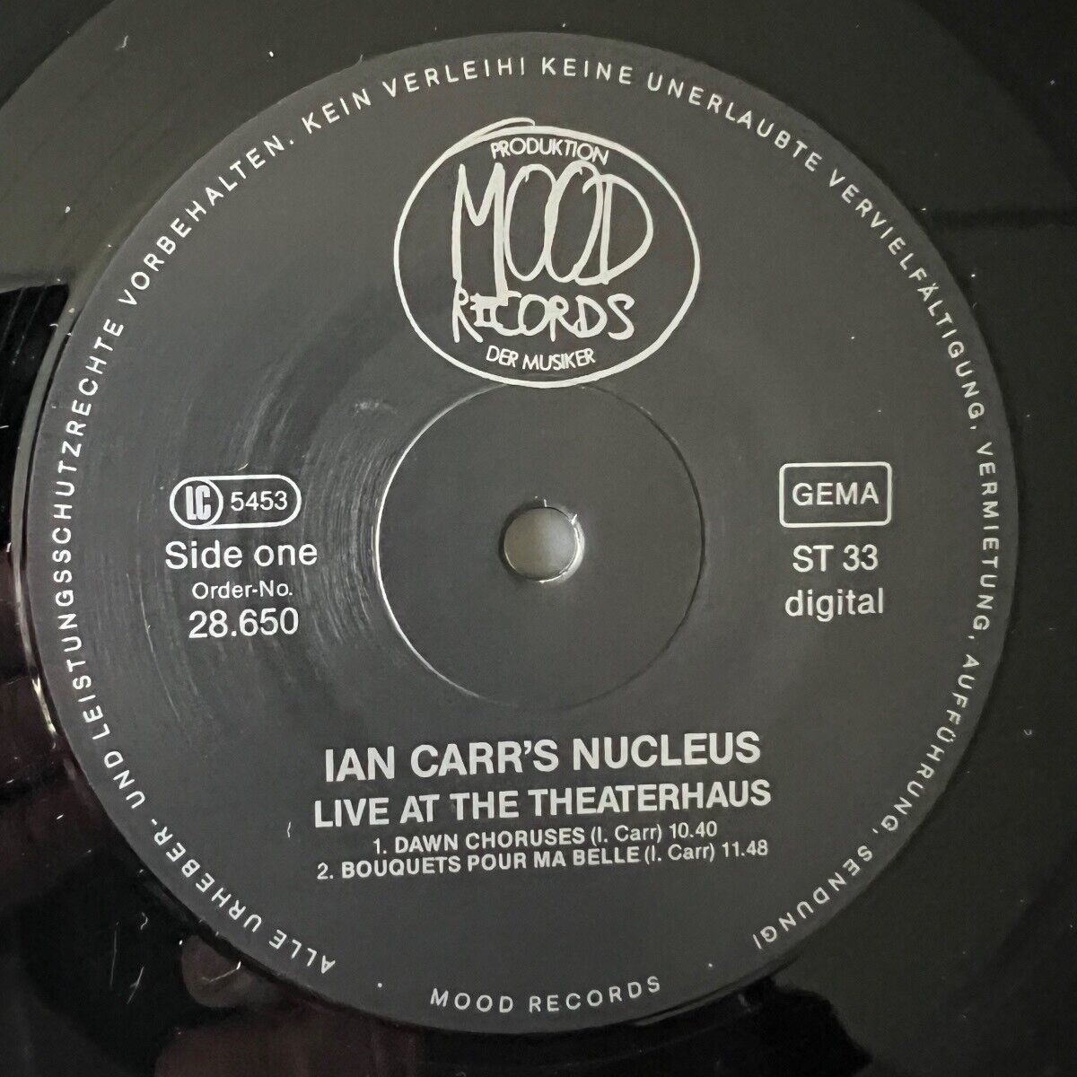 Ian Carr's Nucleus - Live At The Theaterhaus / 1. D 1985 - (M-/VG++)