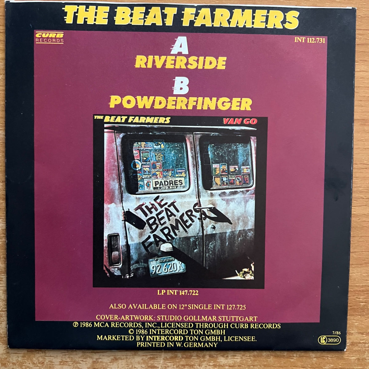 Beat Farmers - Riverside / 1st Press. 1986 - (M-/VG++)