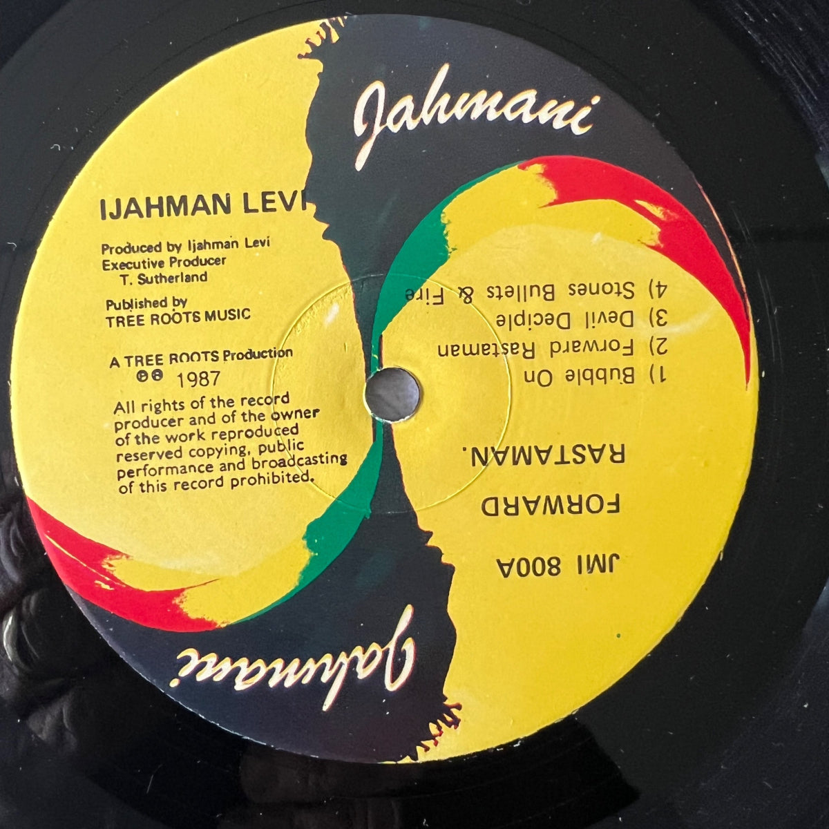 Ijahman - Forward Rastaman / 1. UK-Press. 1987 - (M-/VG++)