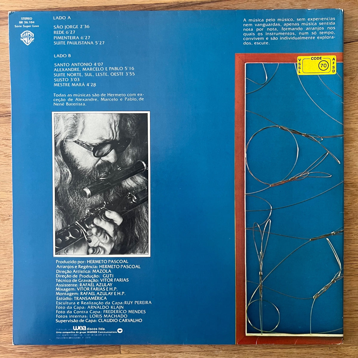 Hermeto Pascoal - Zabumbê-Bum-á / 1. Brasil-Press. 1979 - (M-/M-)