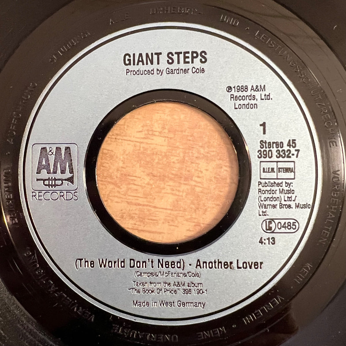 Giant Steps - (The World Don't Need) Another Lover / 1. D-Press. 1988 - (M-/VG++)