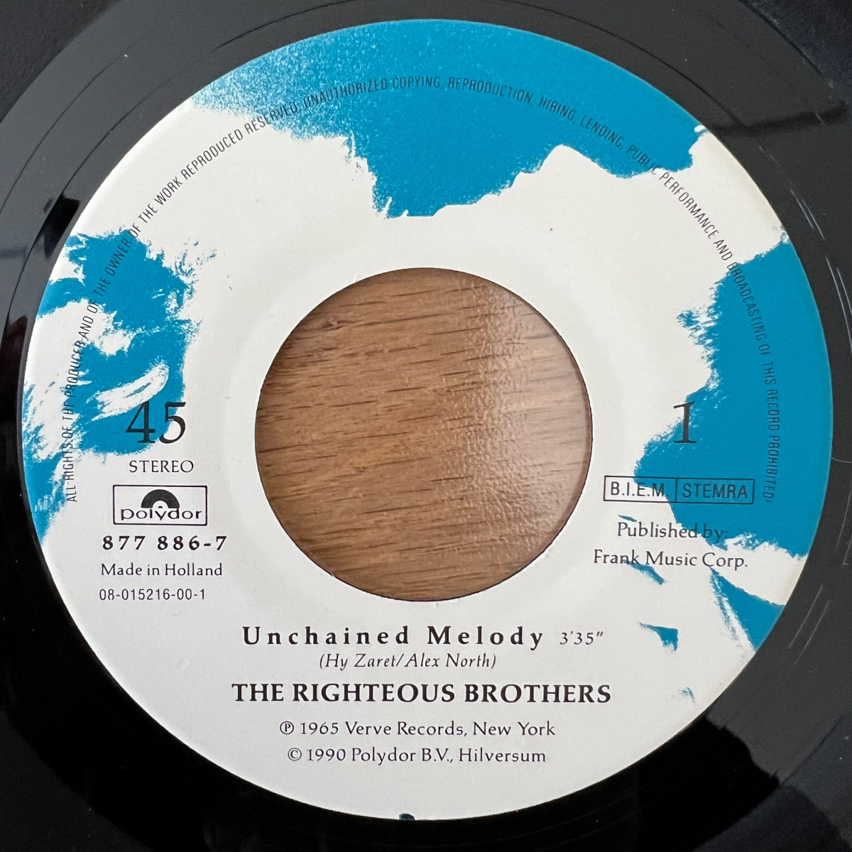 Righteous Brothers - Unchained Melody / NL-Press. 1990
