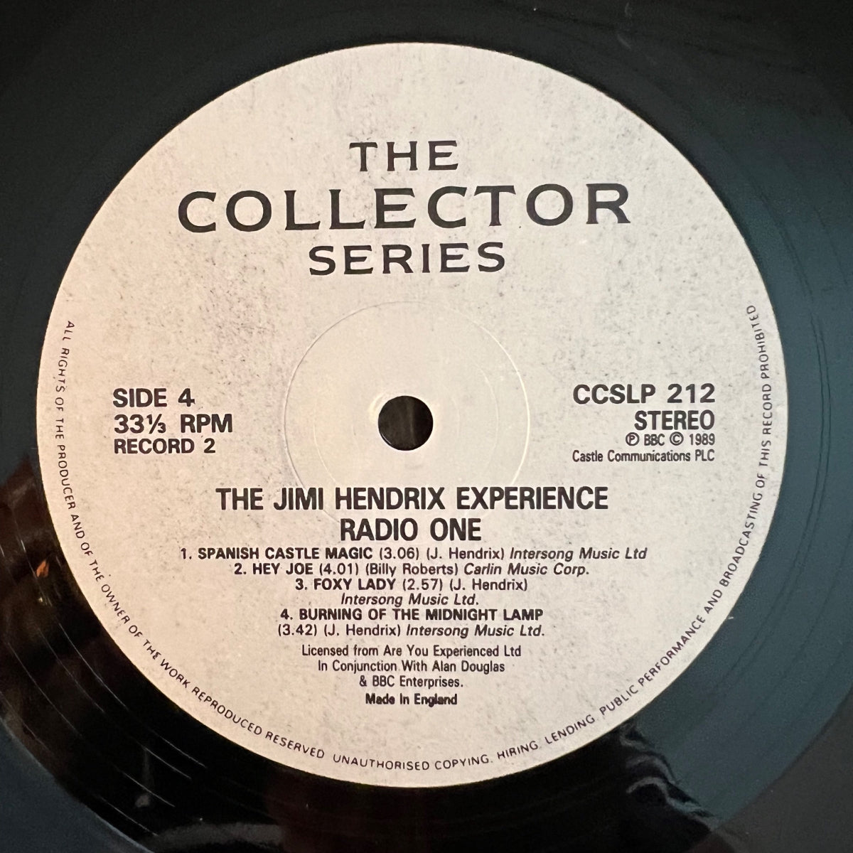 Jimi Hendrix Experience - Radio On / 2 LP - 1. EU-Press. 1989 - (M-/VG++)