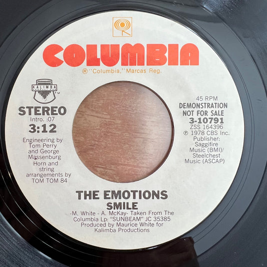 Emotions - Smile / US-Promo 1978 - (M-/Neutral)