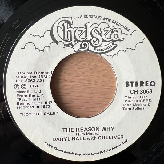 Daryl Hall with Gulliver - The Rason Why / US-Promo 1976 - (VG++/Neutral)