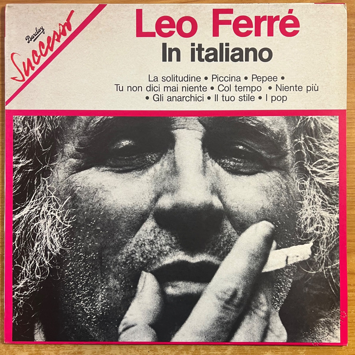Leo Ferré - In Italiano / Italy-Press. RE - (M-/VG++)