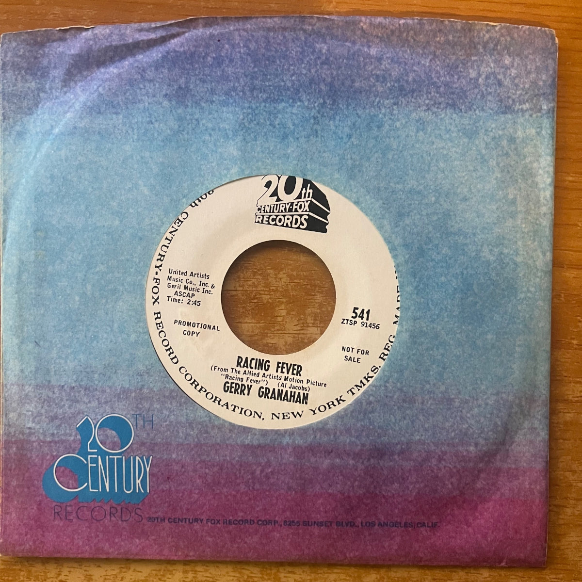 Gerry Granahan, Arnold Golan - Racing Fever (Soundtrack) / US-Promo 1964 - (VG++/Neutral)