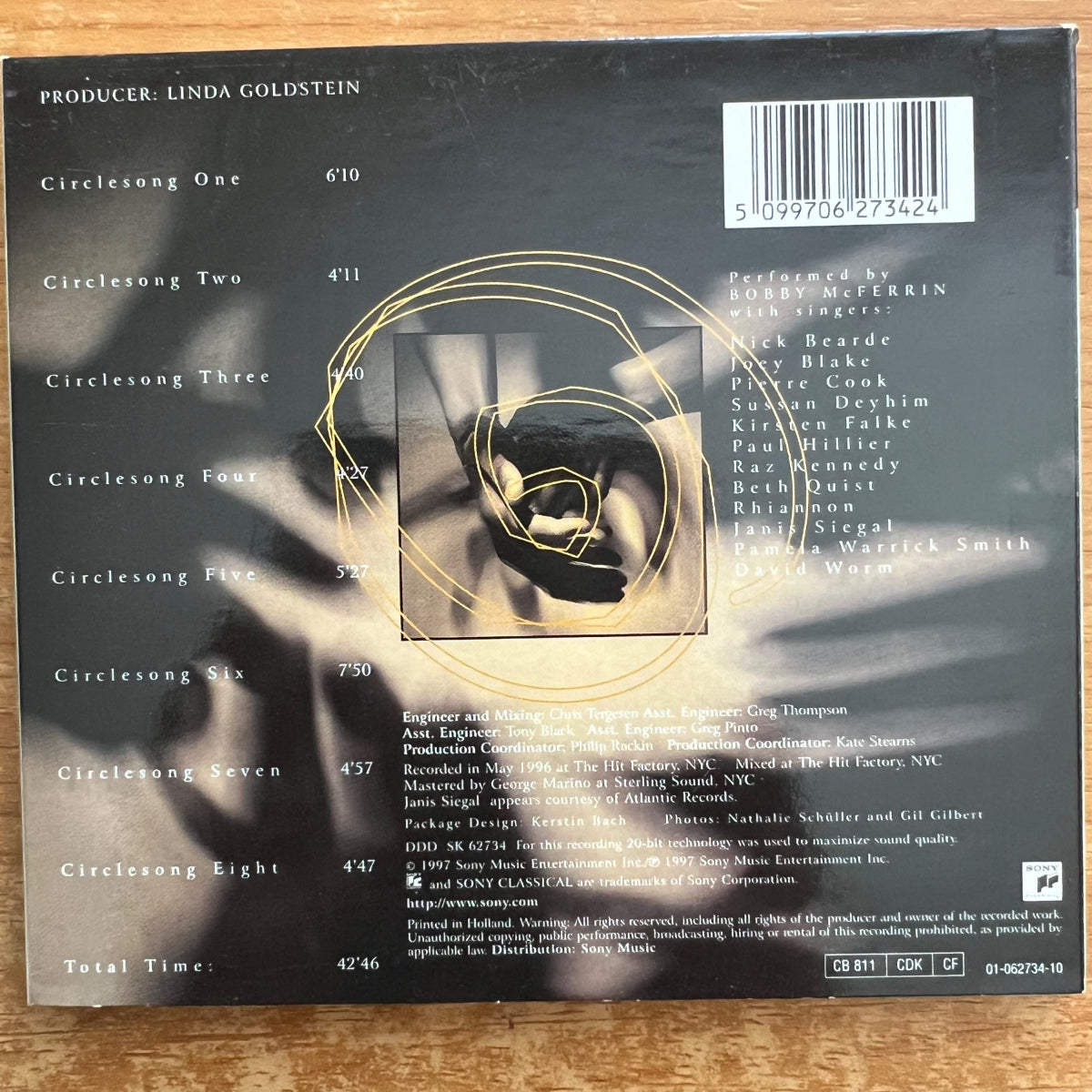 Bobby McFerrin - Circlesongs / CD - 1. NL-Press. 1997 - Digipak - (M-/M-)