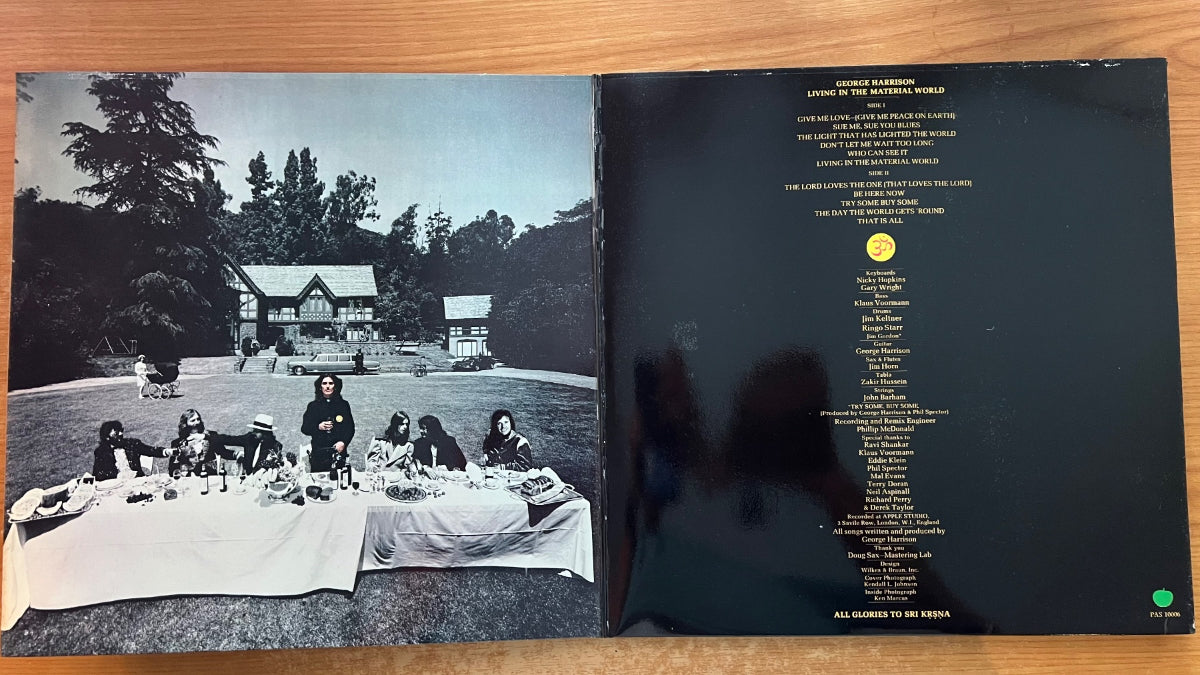 George Harrison - Living In The Material World / 1. UK-Press. 1973 - (M-/M-)