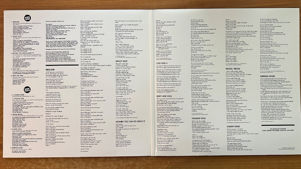 Manhattan Transfer - Extensions / Audiophile MFSL 1994 - (Mint)
