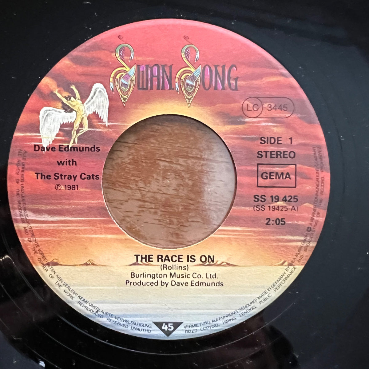Dave Edmunds & Stray Cats - The Race Is On / 1. D-Press. 1981 - (VG++/VG+)