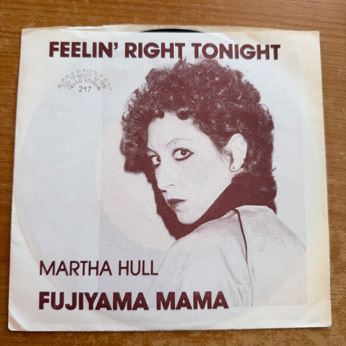 Martha Hull - Feelin' Right Tonight / 1ère Press. US 1981 - (M-/VG++)