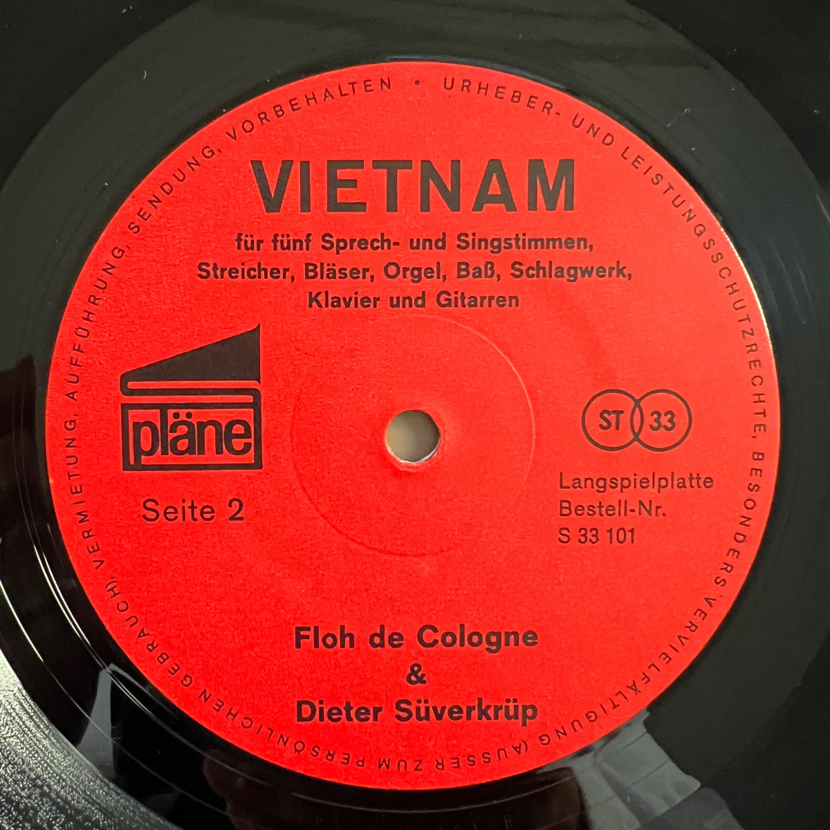 Floh De Cologne & Dieter Süverkrüp - Vietnam / 1. D-Press. 1968 - (VG++/VG++)