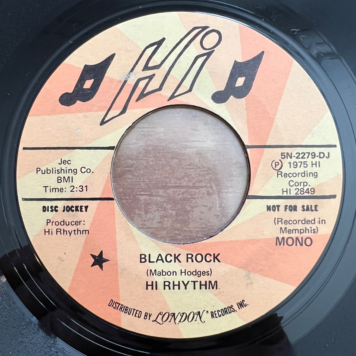 Hi Rhythm - Black Rock / US-Promo 1975 - (VG++/Neutral)