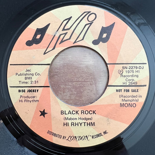 Hi Rhythm - Black Rock / US-Promo 1975 - (VG++/Neutral)