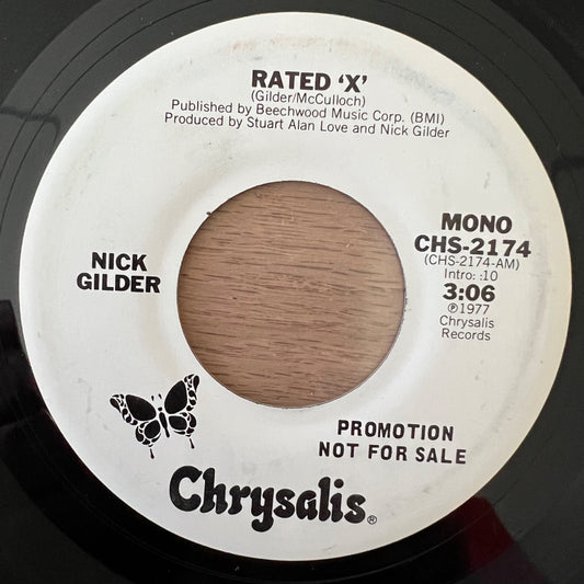 Nick Gilder - Rated X / US-Promo 1977 - (M-/Neutral)