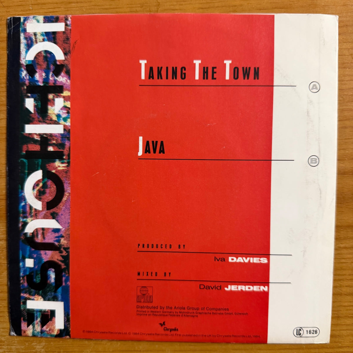Icehouse - Taking The Town / 1. D-Press. 1984 - Promo - (VG++/VG++)