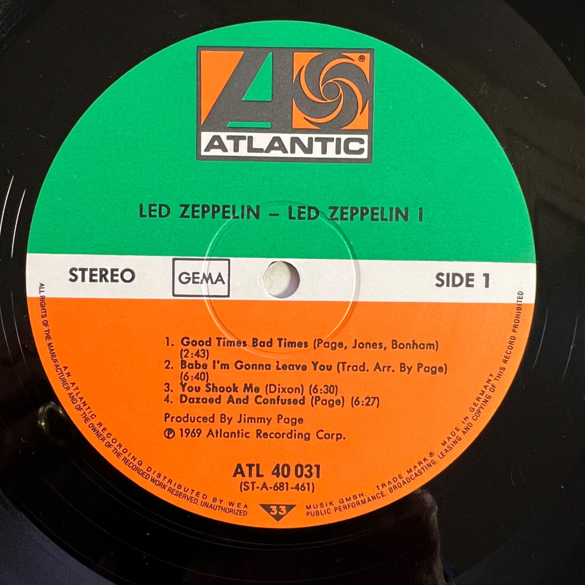 Led Zeppelin - Same / D-Press. 1980 - (VG++/VG++)