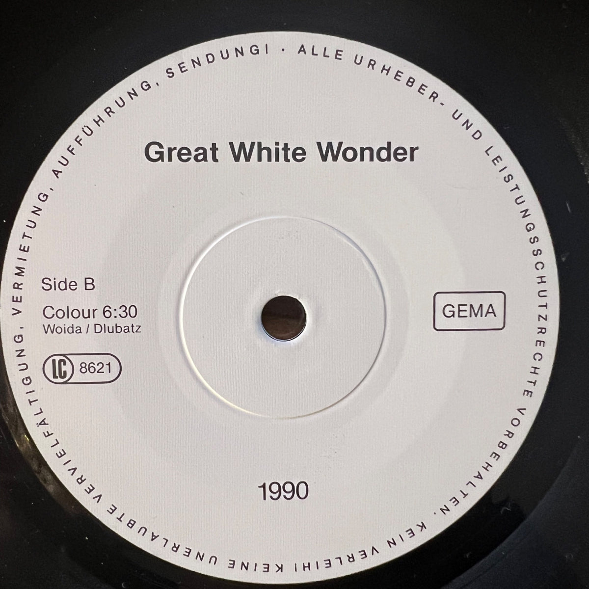 Great White Wonder - Under Water / 1. D-Press. 1990 - (M-/M-)