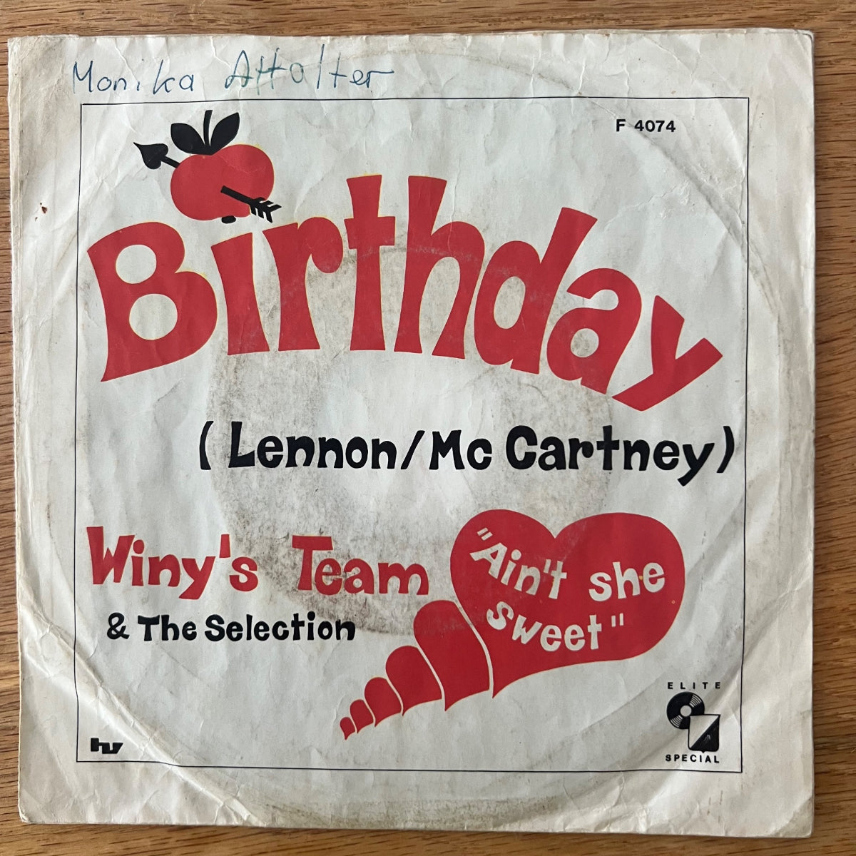 Winy's Team & The Selection / 1. Swiss-Press. 1968 - (VG+/VG)