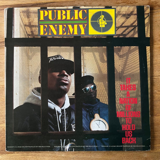 Public Enemy - It Takes A Nation Of Millions To Hold US Back / 1. UK-Press. 1988 (M-/VG++)