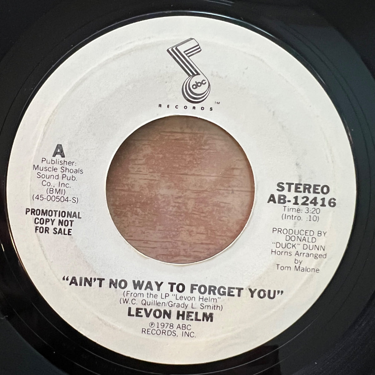 Levon Helm - Ain't No Way To Forget You / US-Promo 1978 - (M-/Neutral)