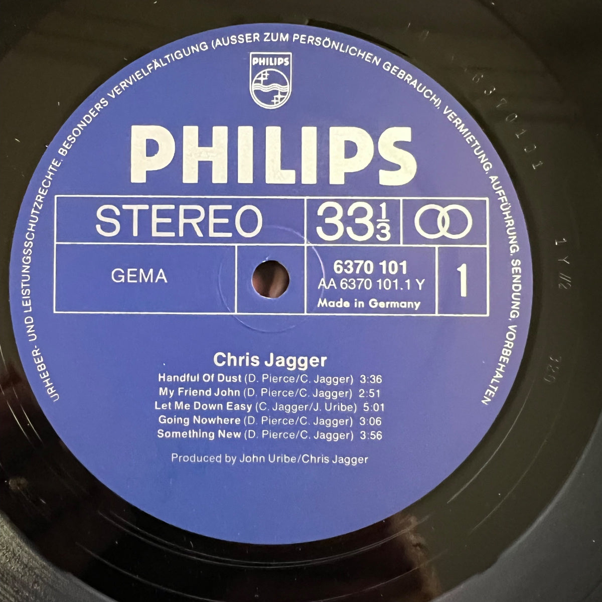 Chris Jagger - Same / 1. D-Press. 1973 - (M-/M-)
