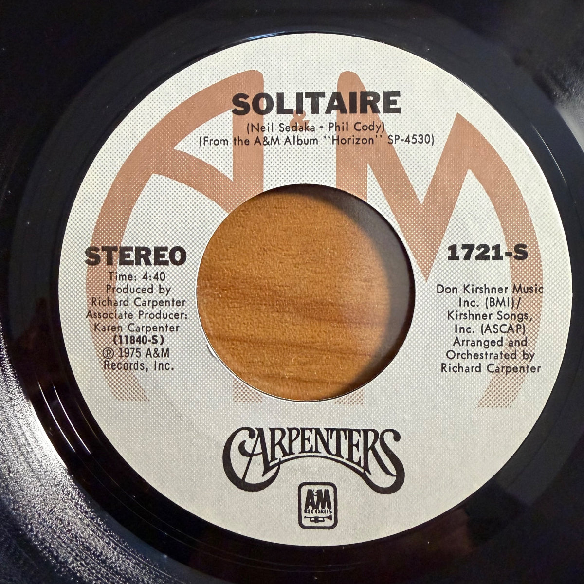 Carpenters - Solitaire / 1. US-Press. 1975 - (M-/VG++)