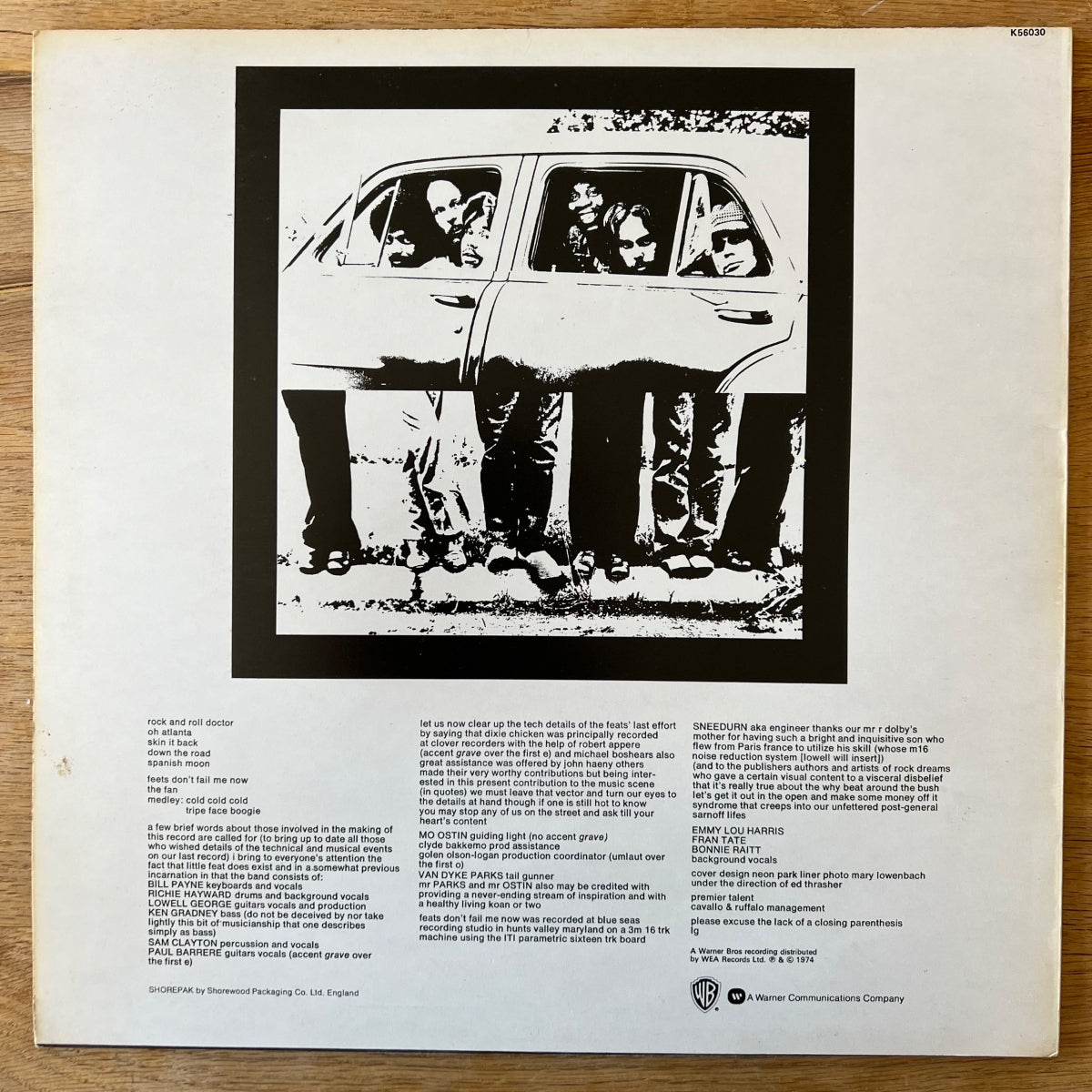 Little Feat - Feat's Don't Fail Me Now / 1. UK-Press. 1974 - (M-/VG++)