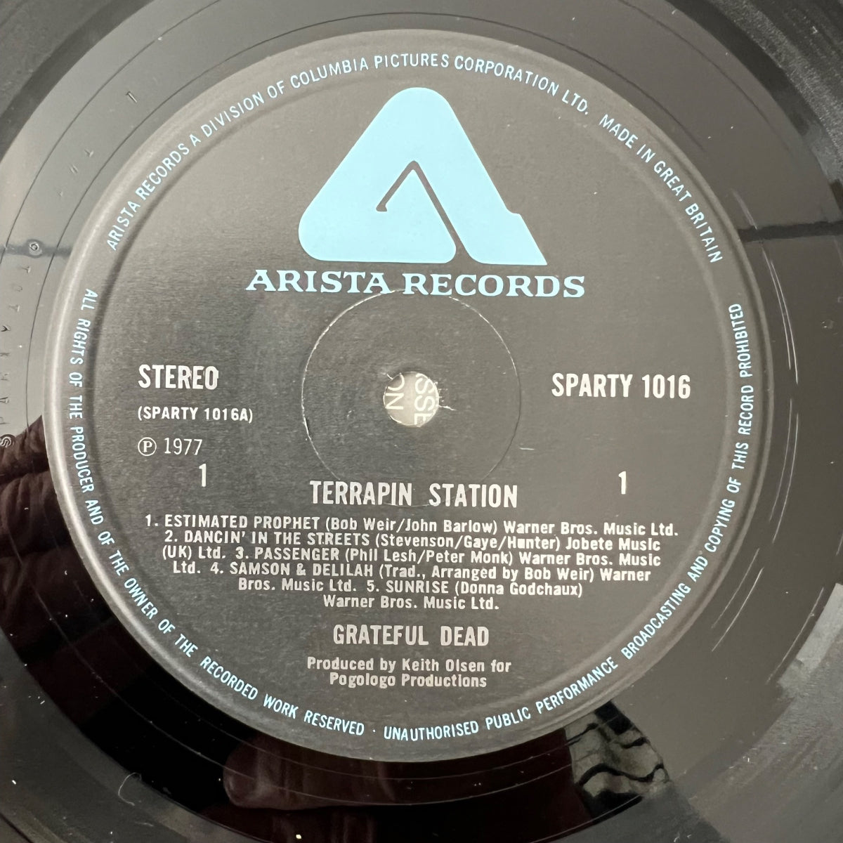 Grateful Dead - Terrapin Station / 1. UK-Press. 1977  - (M-/VG++)