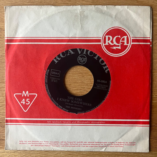Monkees - The Girl I Knew Somewhere / 1. D-Press. 1967 - (VG++/VG+)