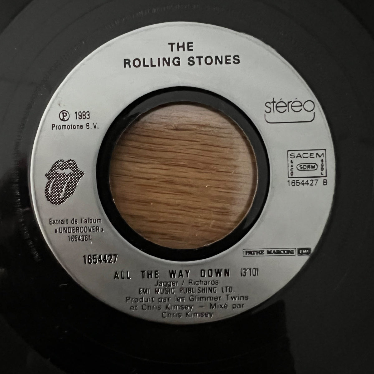 Rolling Stones - Undercover Of The Night / 1. France 1983 - (VG+/VG+)