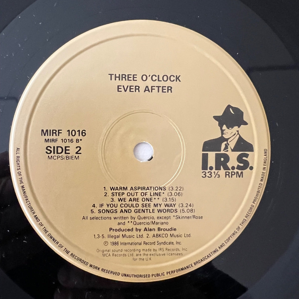 Three O'Clock - Ever After / 1. UK-Press. 1987 - (M-/M-)