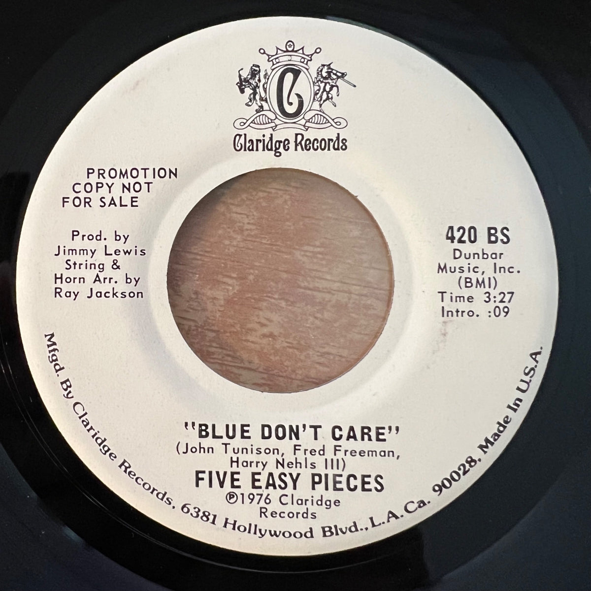 Five Easy Pieces - Too Hot To Stop / Promo US 1976 - (M-/Neutre)