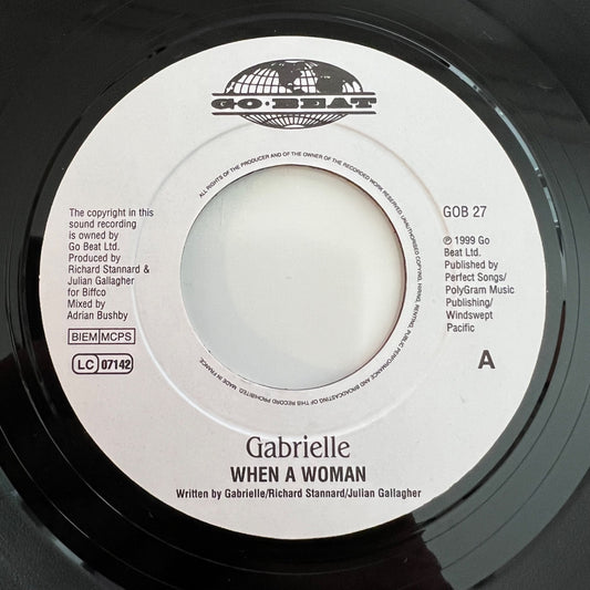 Gabrielle - When A Woman / UK-Press. 2000 - Juke Box Ed. - (M-/Neutral)