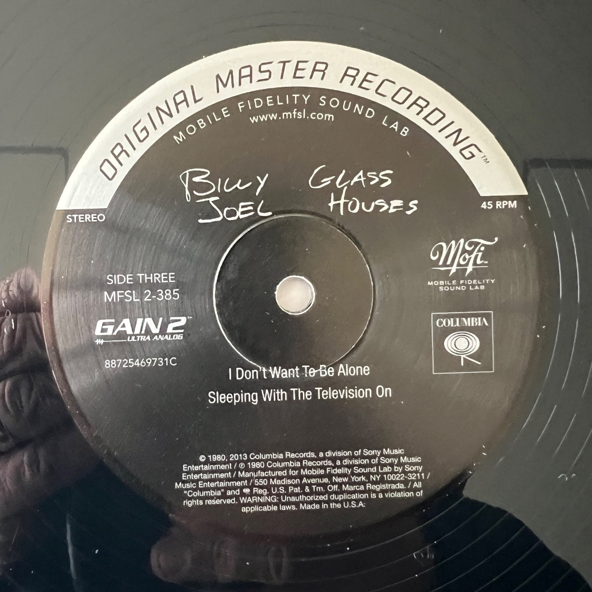 Billy Joel - Glass Houses / Audiophile MFSL 2013 - (M-/M-)