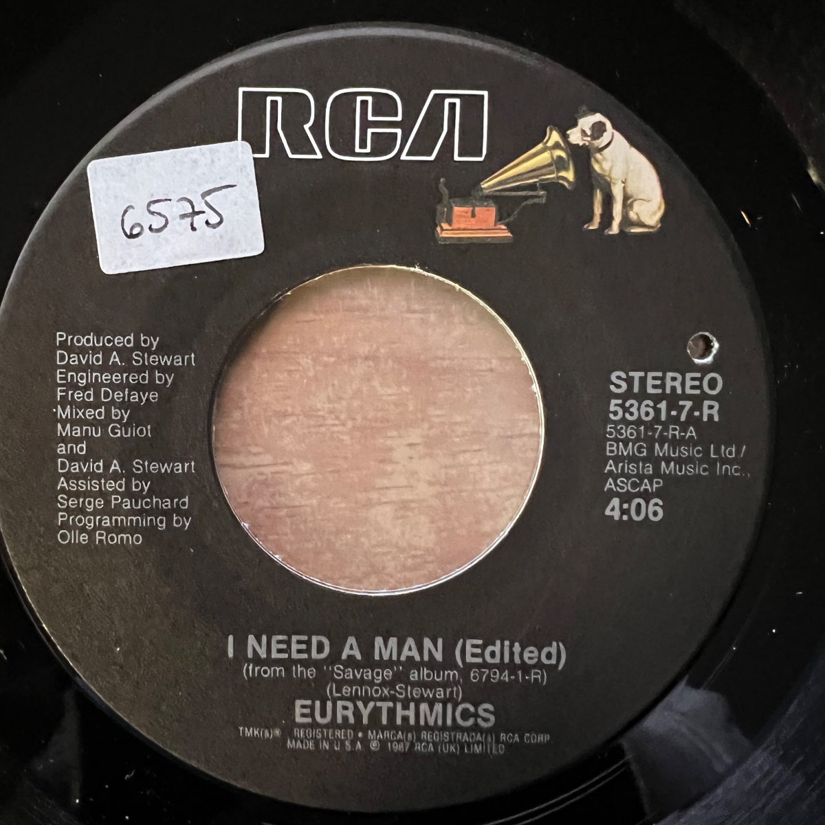 Eurythmics - I Need A Man / 1. US-Press. 1987 - (M-/VG++)