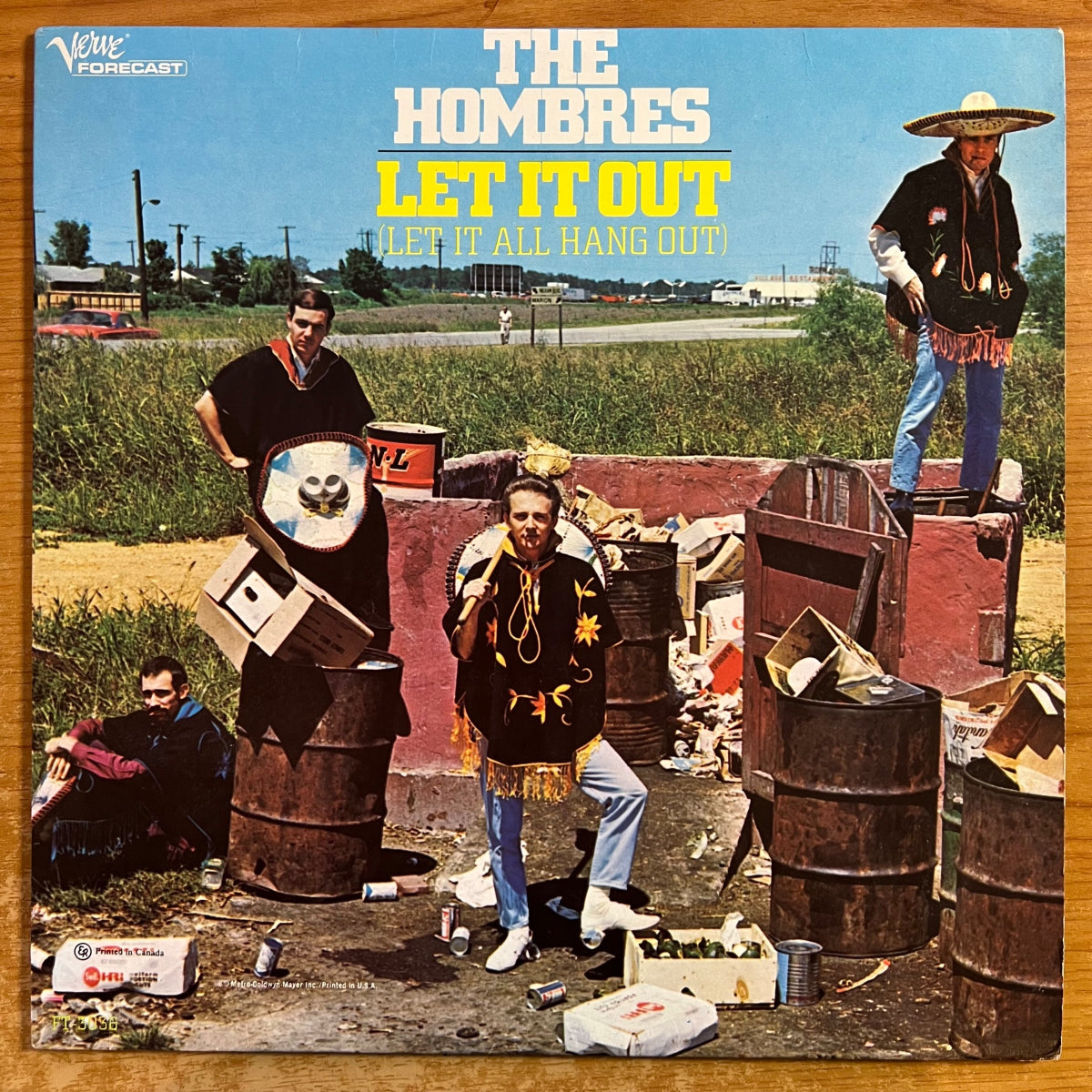 Hombres - Let It Out / 1. Canada Press. 1968 - (M-/M-)