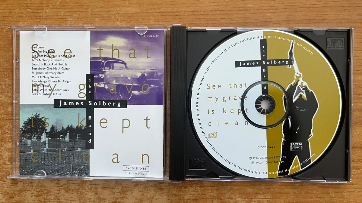 James Solberg Band - See That My Grave Is kept Clean / CD - 1. France-Press. 1995 - (M-/M-)