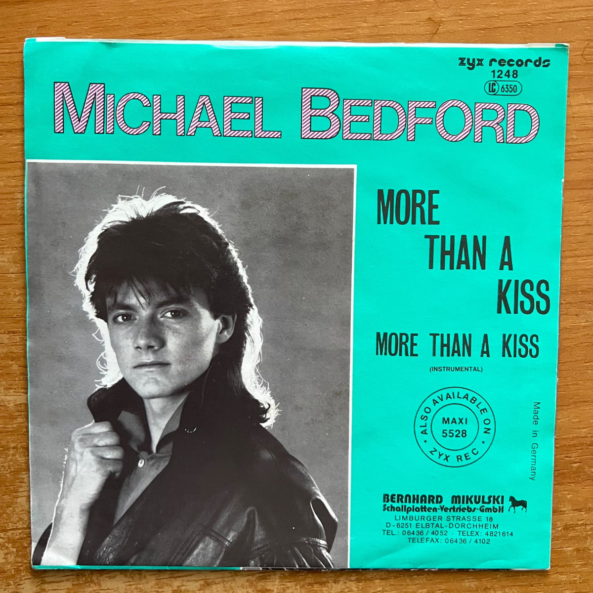 Michael Bedford - More Than A Kiss / 1st Press. 1986 - (M-/M-)