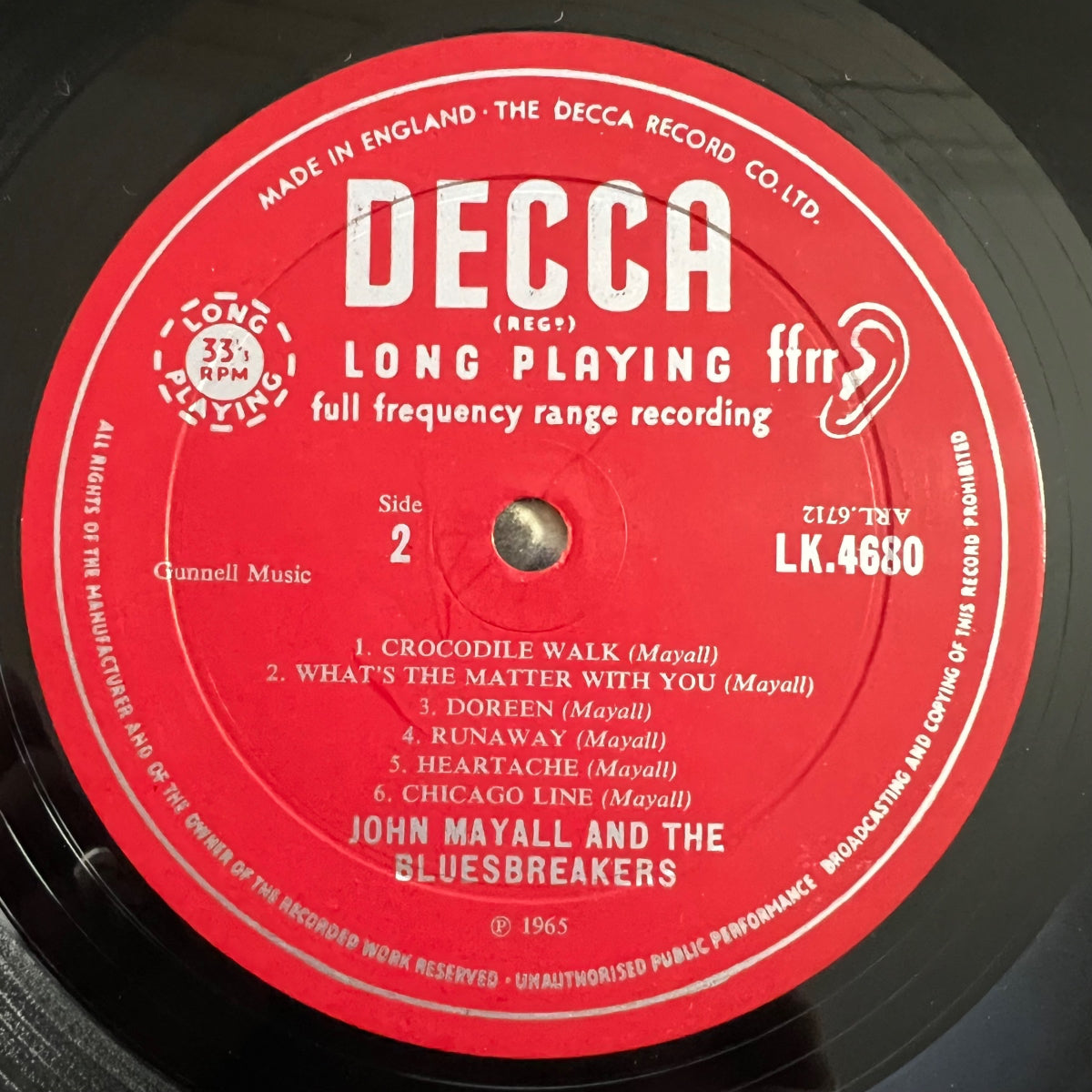 John Mayall - Plays John Mayall / UK-Press. 1967 - (M-/VG+)