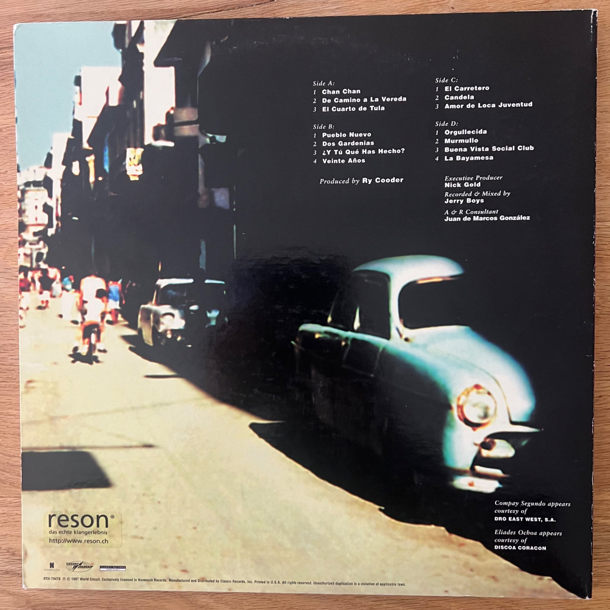 Buena Vista Social Club - Same / 2 LP - US-Press. 1998 - Audiophile Press. on 200gr - (M-/VG++)