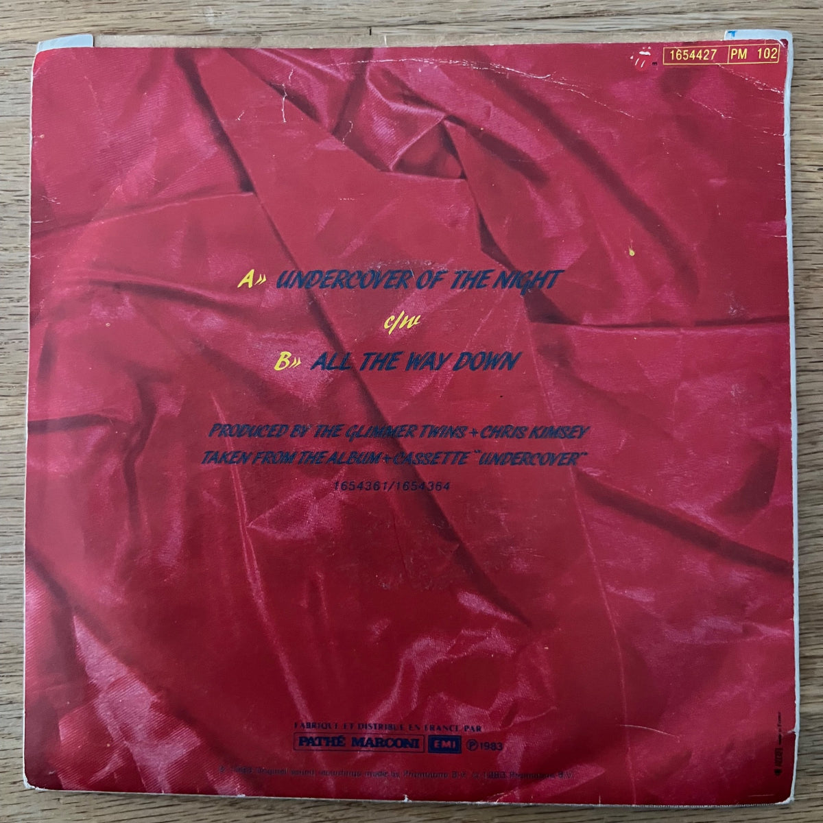 Rolling Stones - Undercover Of The Night / 1. France 1983 - (VG+/VG+)