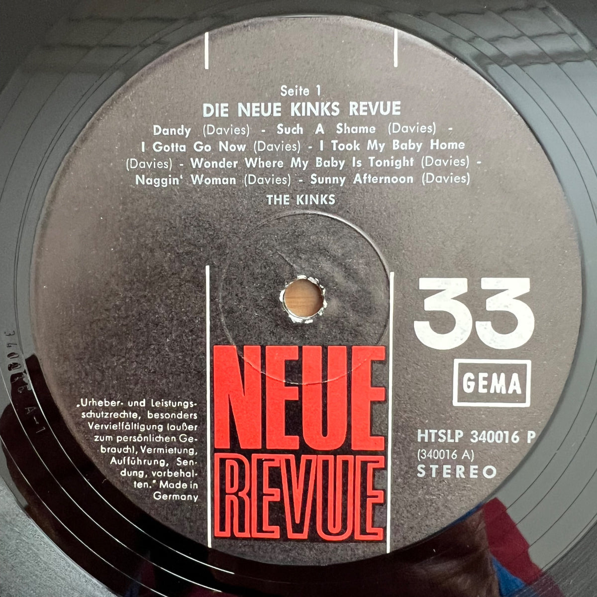 Kinks - Die Neue Kink Revue / 1. D-Press. 1967 - (VG++/VG++)