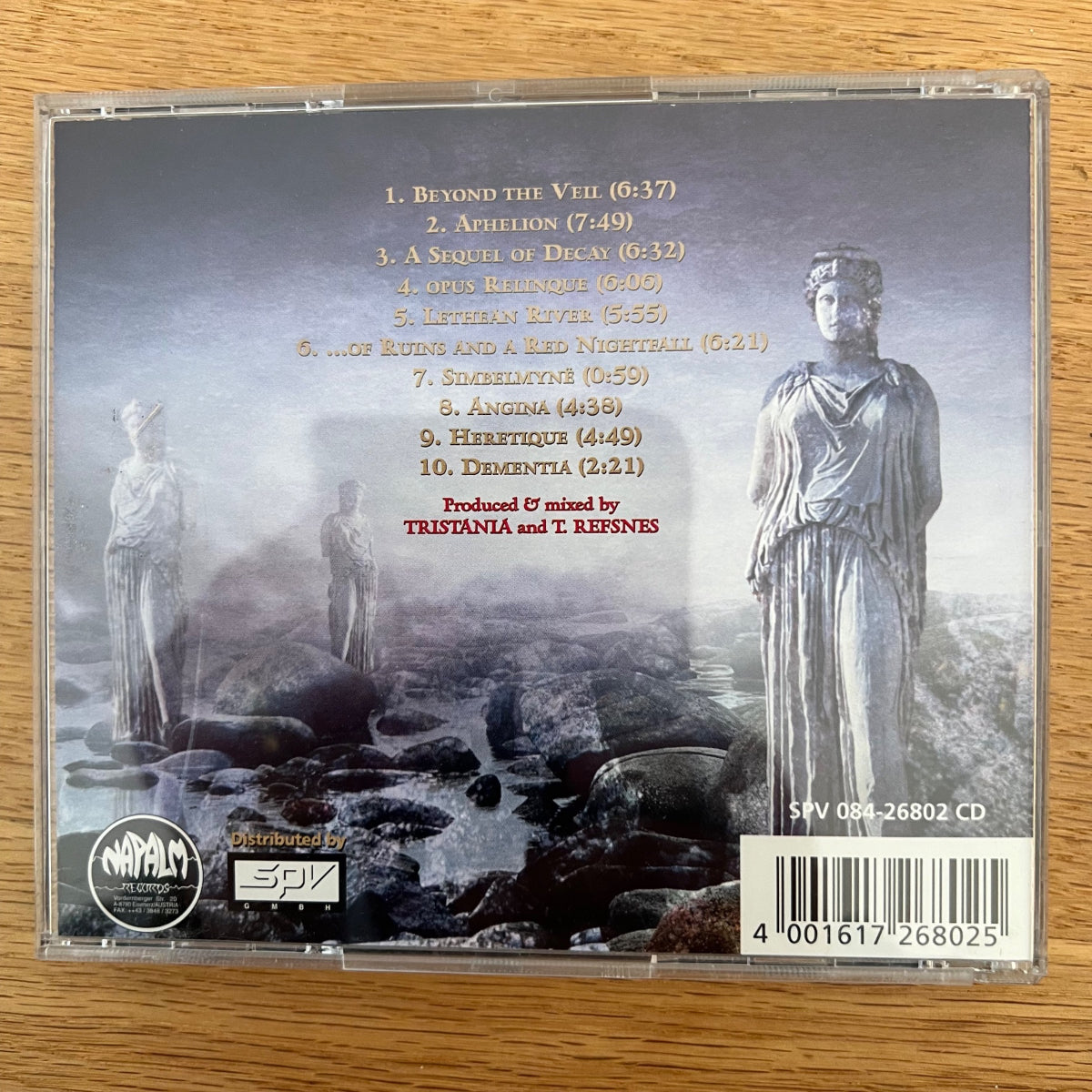 Tristania - Beyond The Veil / CD -1. EU-Press. 1999