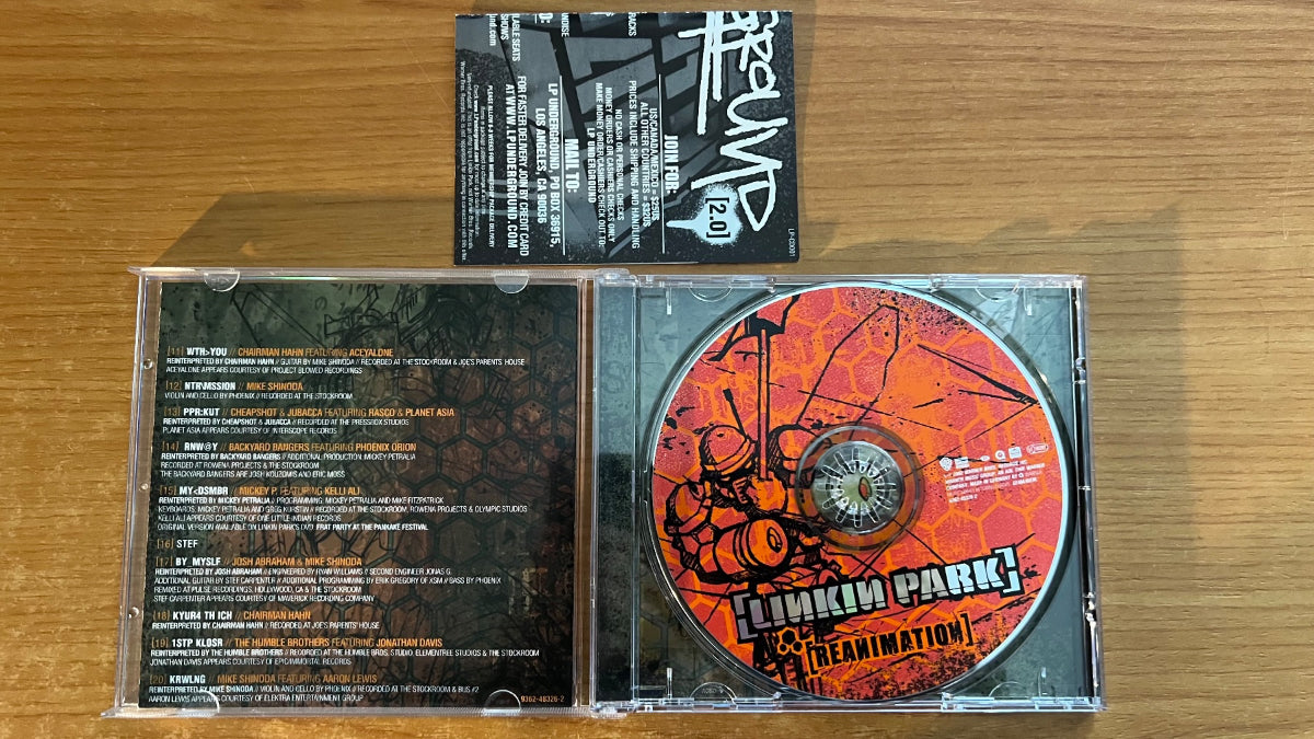 Linkin Park - Reanimation / CD - 1. EU-Press. 2002 - Incl. Postcard - (M-/M-)