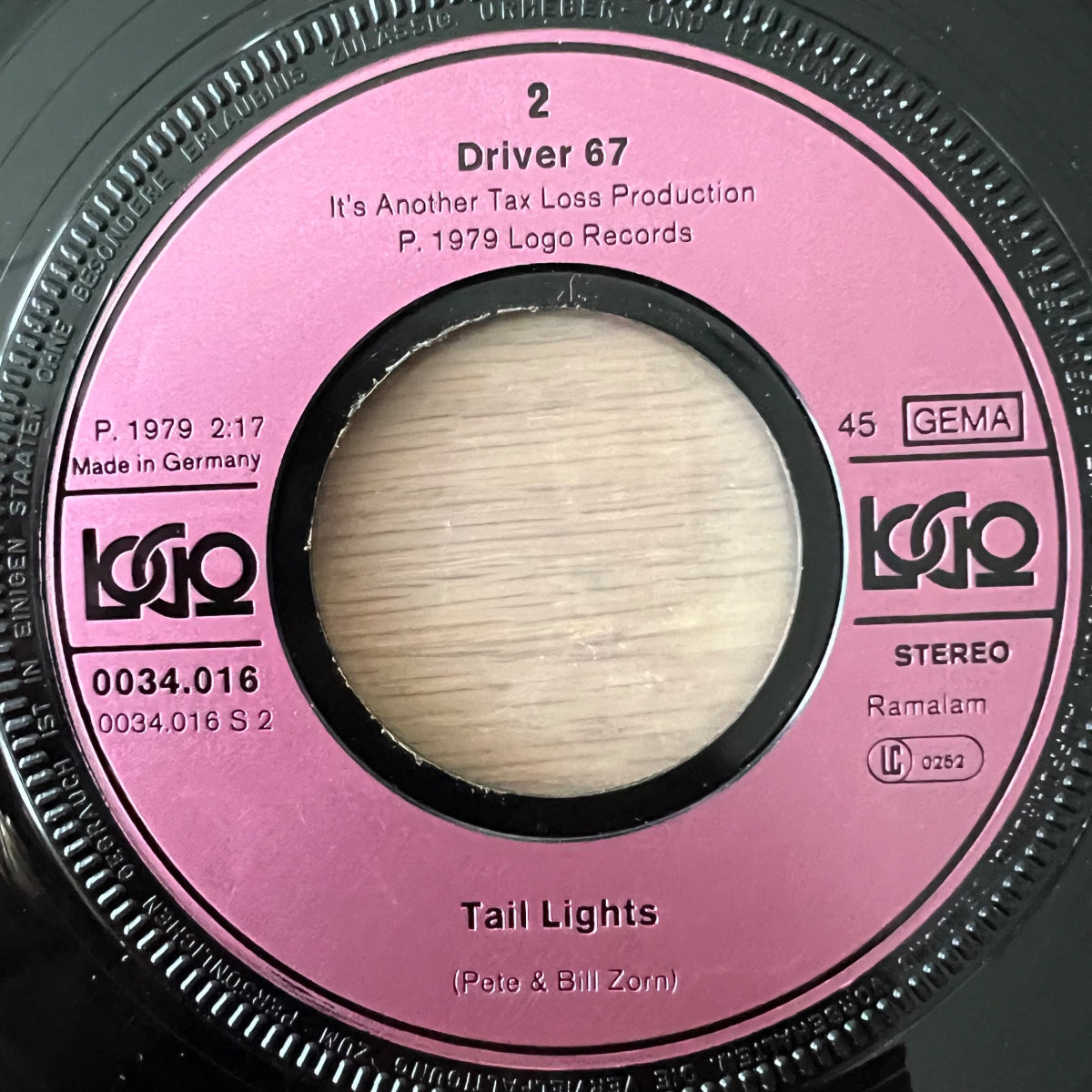 Driver 67 - Headlights / 1. D-Press. 1979 - (VG++/VG++)
