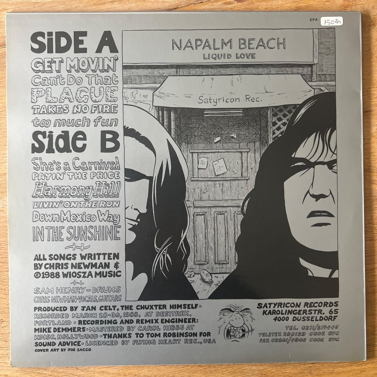 Napalm Beach - Liquid Love / 1. D-Press. 1988 - (M-/M-)