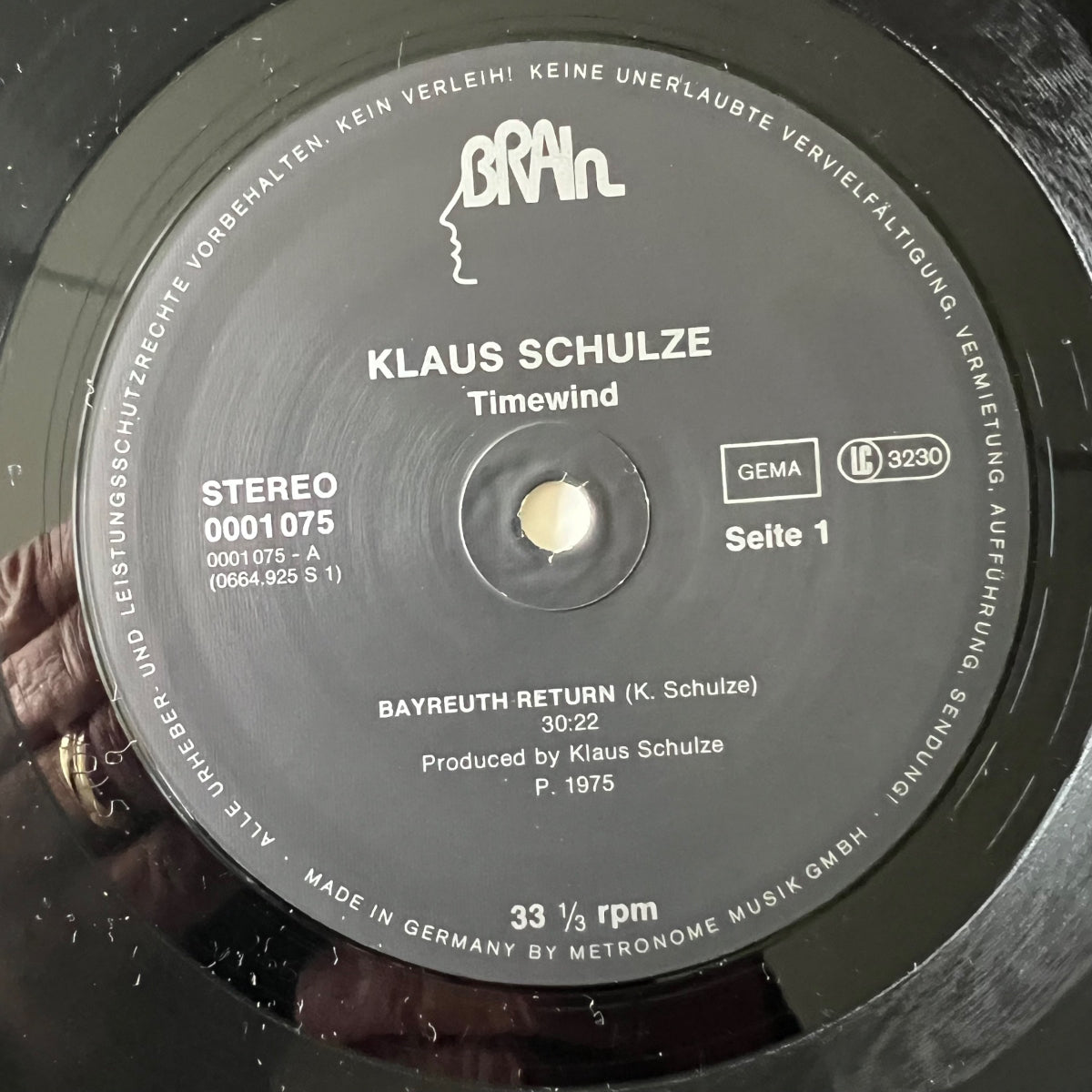 Klaus Schulze - Timewind / D-Press. 1980 - (M-/VG++)