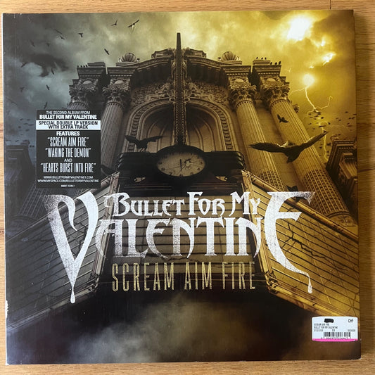 Bullet For My Valentine - Scream Aim Fire / 2 LP - 1re édition limitée. 2008 - (M-/VG++)